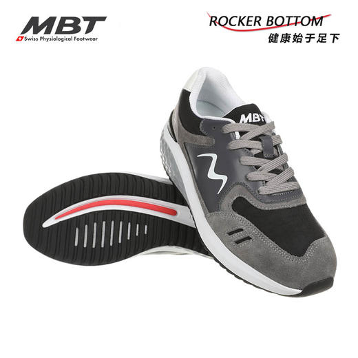 MBT足健康男厚底休闲通勤鞋 足弓支撑 缓震 耐磨 牛皮 SOHO1996 商品图3