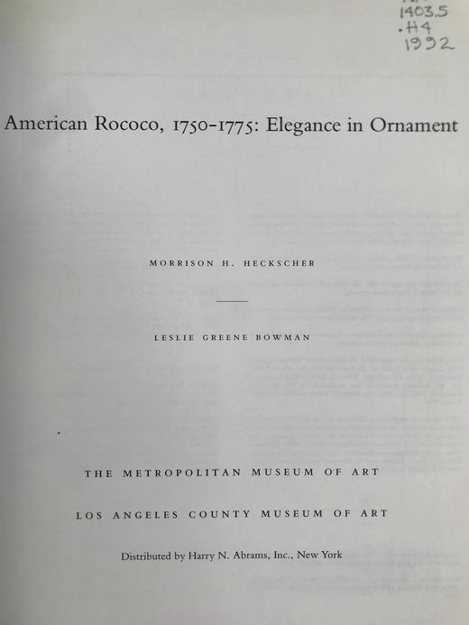 美国洛可可艺术品图集 250幅插图（82幅彩色） 精装16开 商品图3