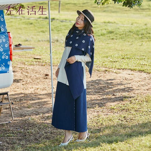 【沉香毛呢套装】生活在左绵羊毛双面呢半身裙两穿多色修身秋冬新品裙子女1933310 商品图4