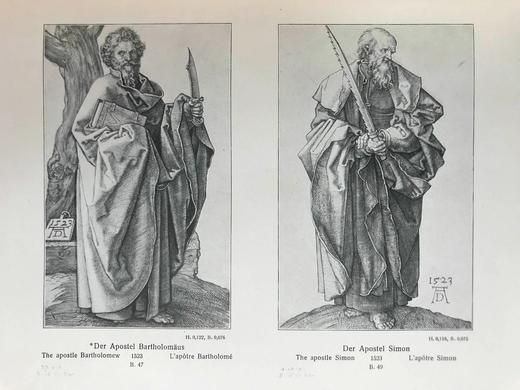 【德语】含藏书票！约19世纪后期 丢勒铜版与木版画集 473幅插图 漆布精装16开 商品图5