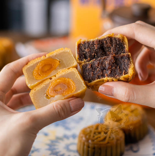 湖南电视台推荐——长沙排队4小时🏆新巢朋派·糖醇莲蓉蛋黄手工月饼，让你吃上真正好吃的月饼❗️❗️糖醇替代砂糖，更低糖低油，更健康✅纯手工制作，下单现做现发‼️ 商品图0