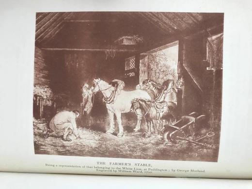 含藏书票！1895年 伦敦画家乔治·莫兰传 6幅插图 漆布精装18开 商品图11