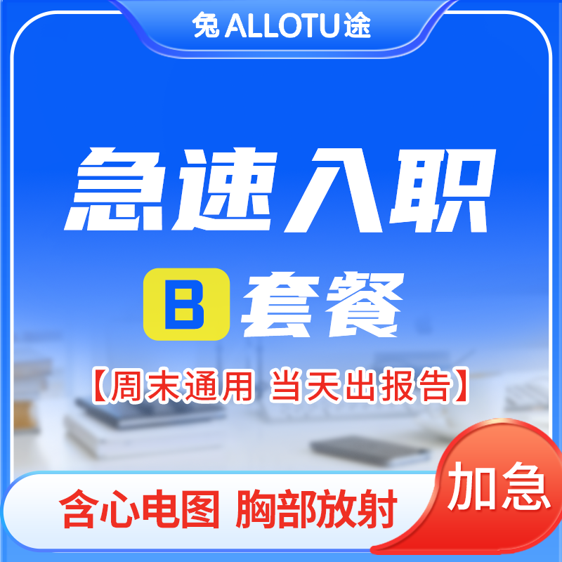 兔途 最快90分钟急速入职出报告 B套餐