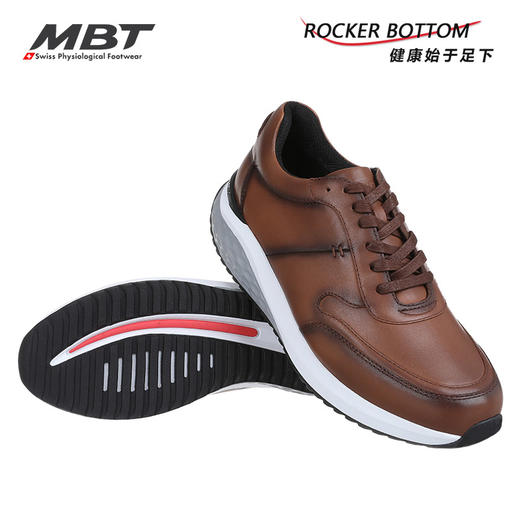MBT足健康鞋男厚底休闲通勤鞋 足弓支撑 缓震 牛皮 PORTO II 商品图3