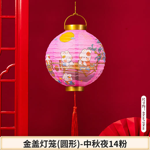 【鸿运装饰！喜迎中秋】中秋节新款红色发光灯笼diy古风中国潮古风儿童手提卡通装饰，国风设计 尽显东方韵味。ry 商品图10