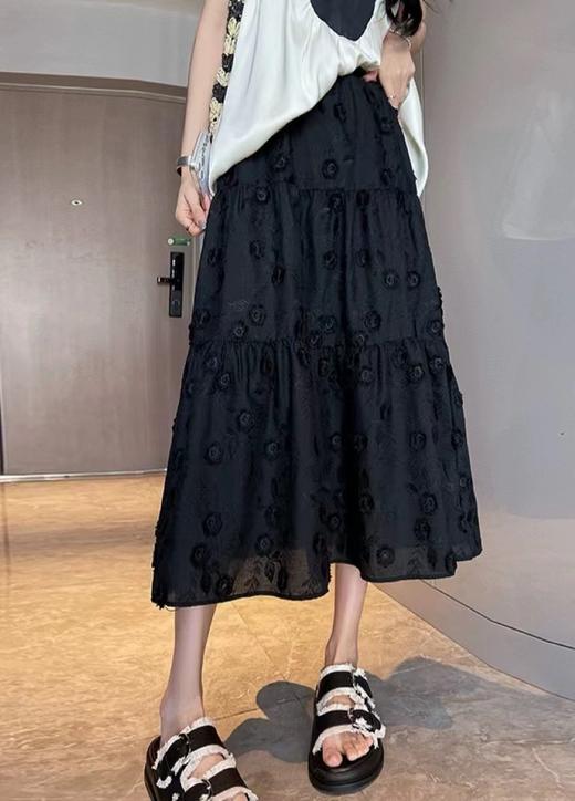 漆黑色半裙HJ2B42 商品图0