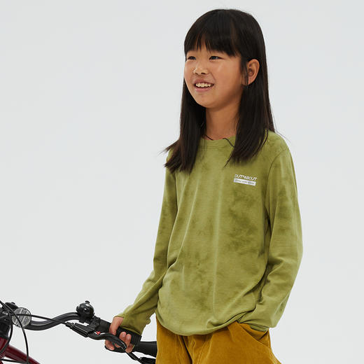 OUTnABOUT出门走走 24AW 天丝美利奴羊毛扎染长袖T恤 商品图3