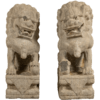 清 石雕狮子（一对） 商品缩略图5