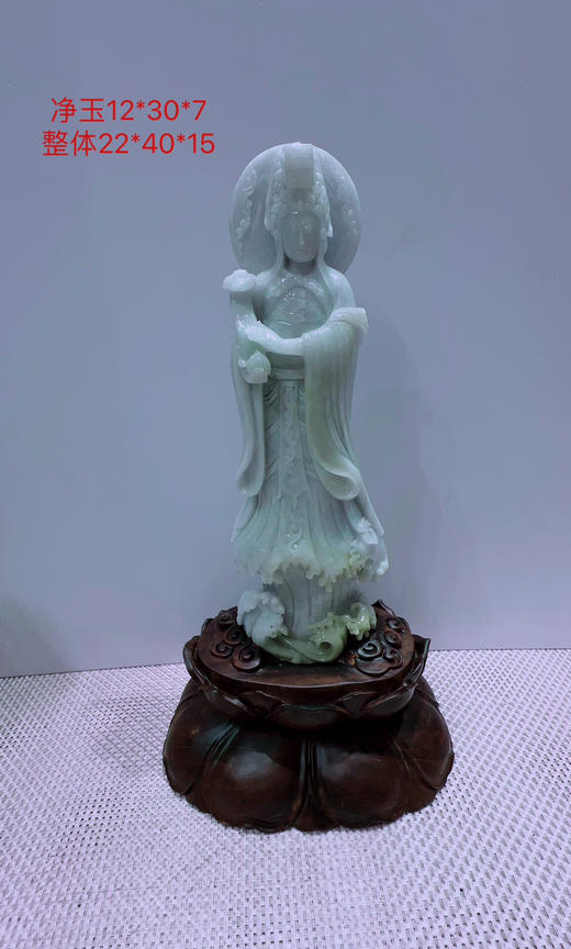 620347翡翠摆件【妈祖】 商品图0