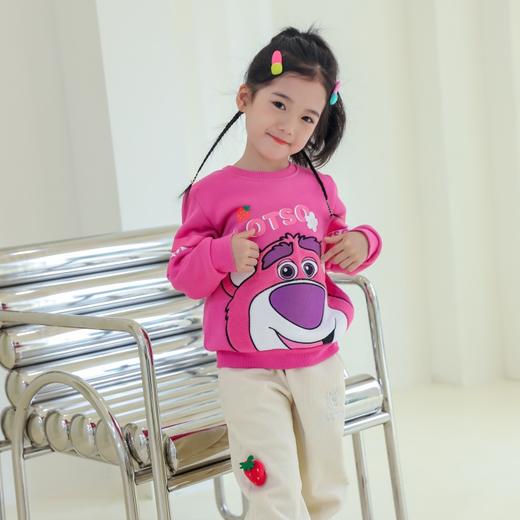 【商场同款】迪士尼女童秋季保暖套头卫衣234DS1196 商品图0