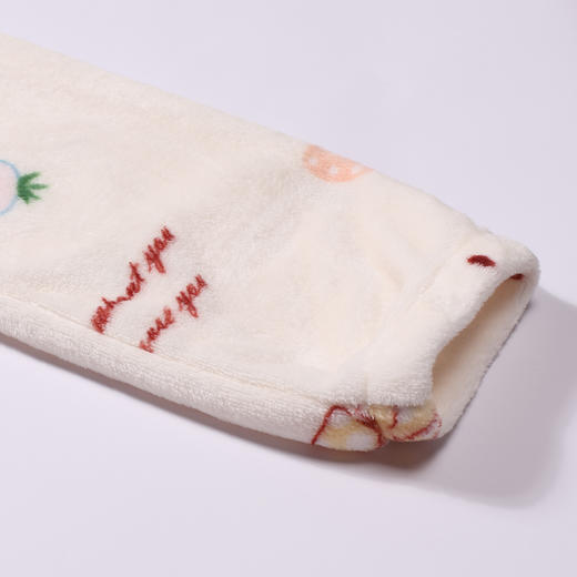 都市丽人睡衣超值精选长袖家居服双面法兰绒厚女士法兰绒套装LHT2J9 商品图6