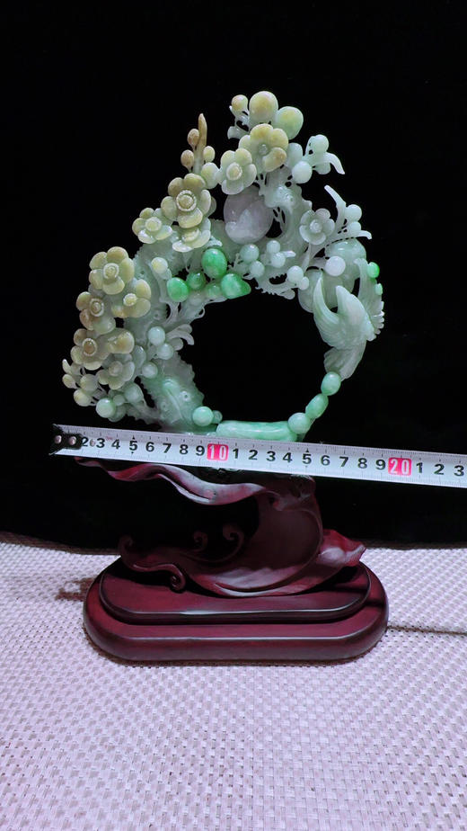 620257翡翠摆件【喜上眉梢】 商品图1