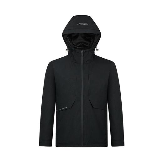 【石墨烯蓄热内里】柒牌连帽夹克男秋冬新款潮流满印户外休闲外套	127K70900 商品图4