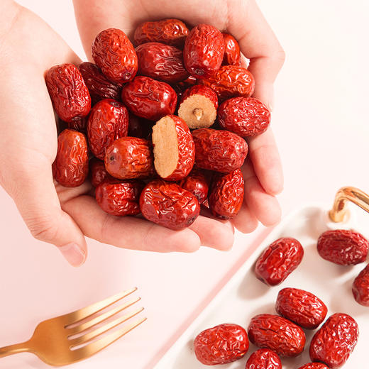 好想你-免洗红枣238g枣子新疆灰枣特产煮粥煲汤即食锁鲜二级 商品图2