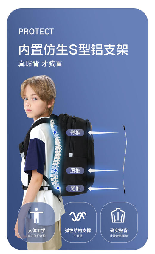 始于1946年 挪威Beckmann权威认证减压书包 双肩背包 从幼儿园到成人多尺寸 多款多色 |百里居 商品图9