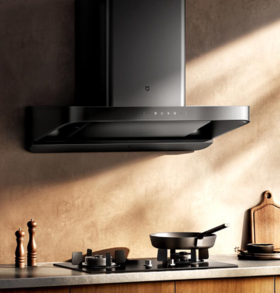 【小米】米家智能油烟机S2烟灶套装 5.2kw(天然气) 大吸力家用厨房壁挂式抽油烟机