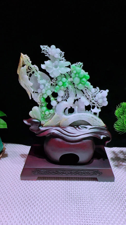 620344翡翠摆件【富贵满堂】 商品图3