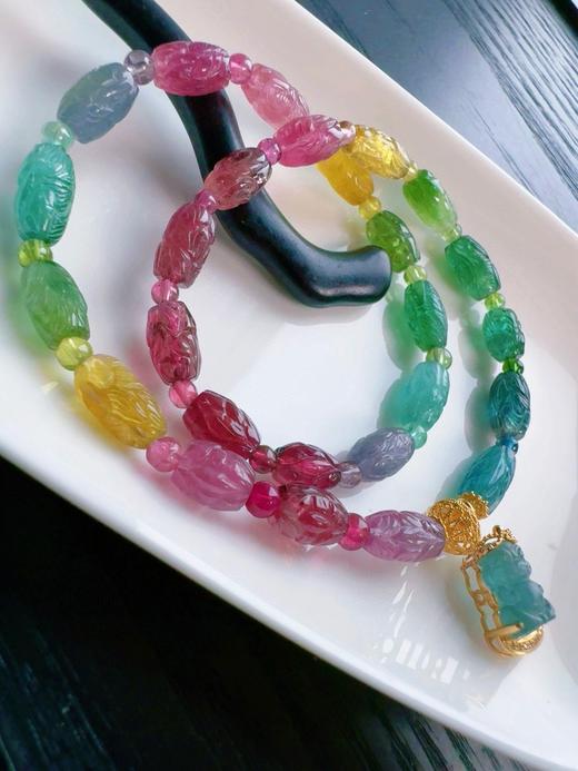 25.73g 雕刻碧玺手链 商品图4