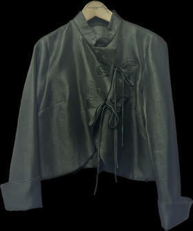 凝脂、漆黑色上衣HJ1A32