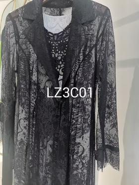 漆黑色风衣LZ3C01