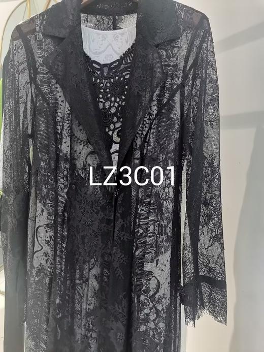 漆黑色风衣LZ3C01 商品图0