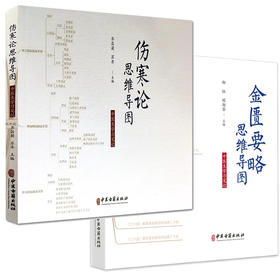 【全2册】伤寒论思维导图中医生学习笔记+金匮要略思维导图中医生学习笔记 中国医学经络穴位针灸书籍郝征 阚湘苓 齐昌菊 苏齐