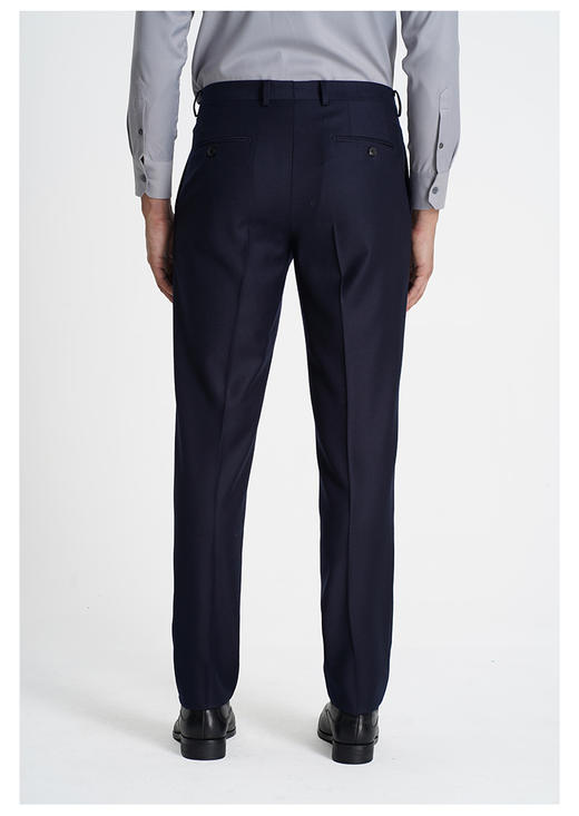 callisto黑色绵羊毛西裤 商品图3