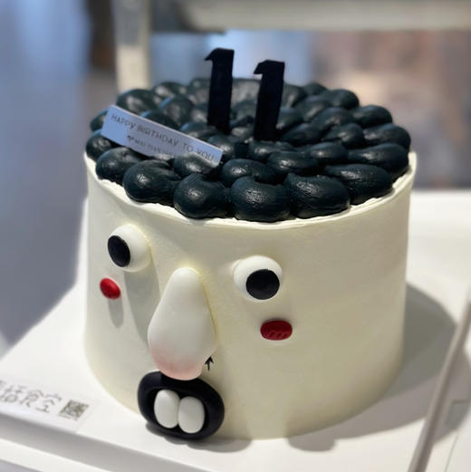 丑萌蛋糕（翻糖提前2天预定）黑色色素较深 谨慎选择 商品图2