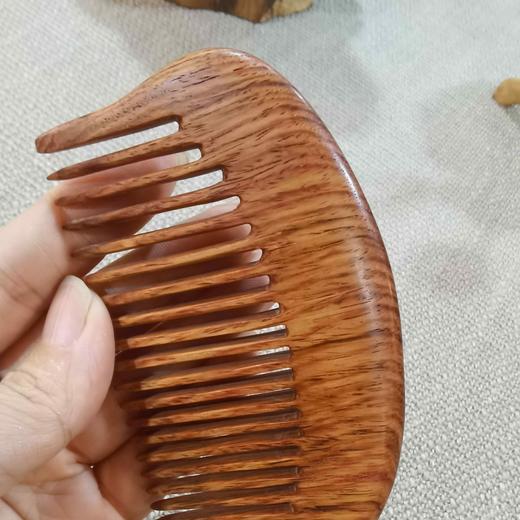 明代黄花梨老料制精品手工木梳 商品图6