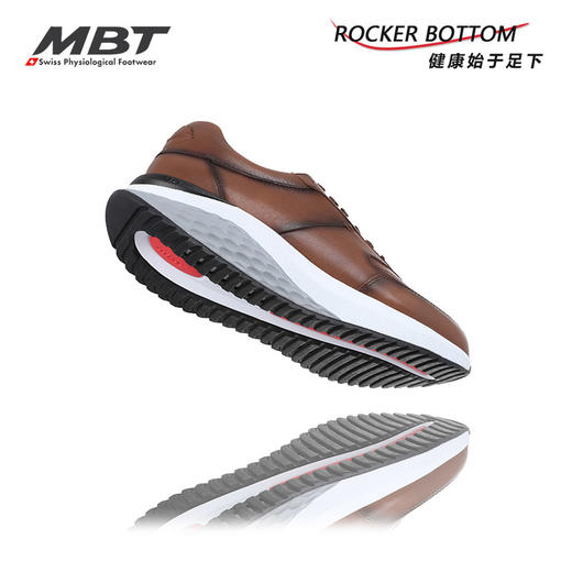MBT足健康鞋男厚底休闲通勤鞋 足弓支撑 缓震 牛皮 PORTO II 商品图4