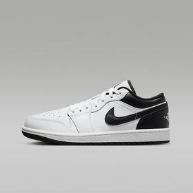 Nike/耐克男鞋Air Jordan 1 Low AJ1白黑熊猫低帮休闲篮球鞋553558-132