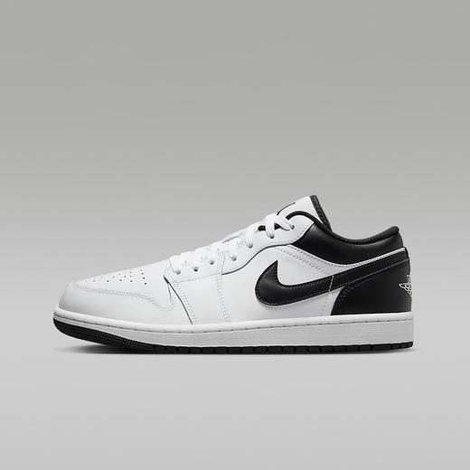 Nike/耐克男鞋Air Jordan 1 Low AJ1白黑熊猫低帮休闲篮球鞋553558-132 商品图0