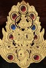 镶宝石王母驾鸾金挑心金属书签 商品缩略图0