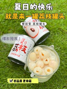 樱喆雪 荔枝罐头一瓶