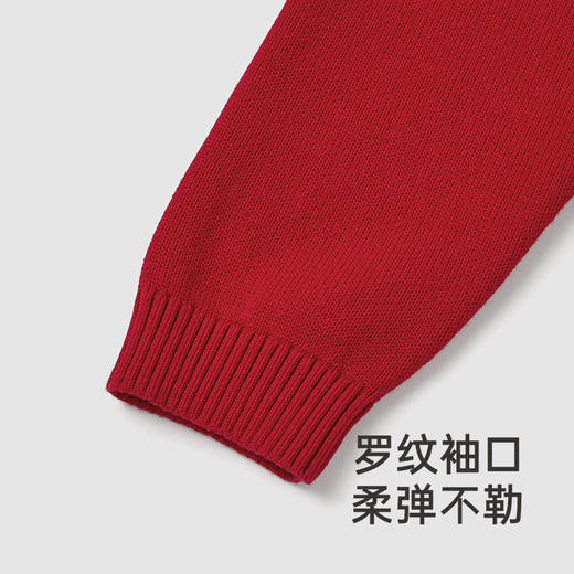 【商场同款】英氏儿童毛衣纯棉开衫外套春秋男童针织衫喜庆拜年服 商品图3