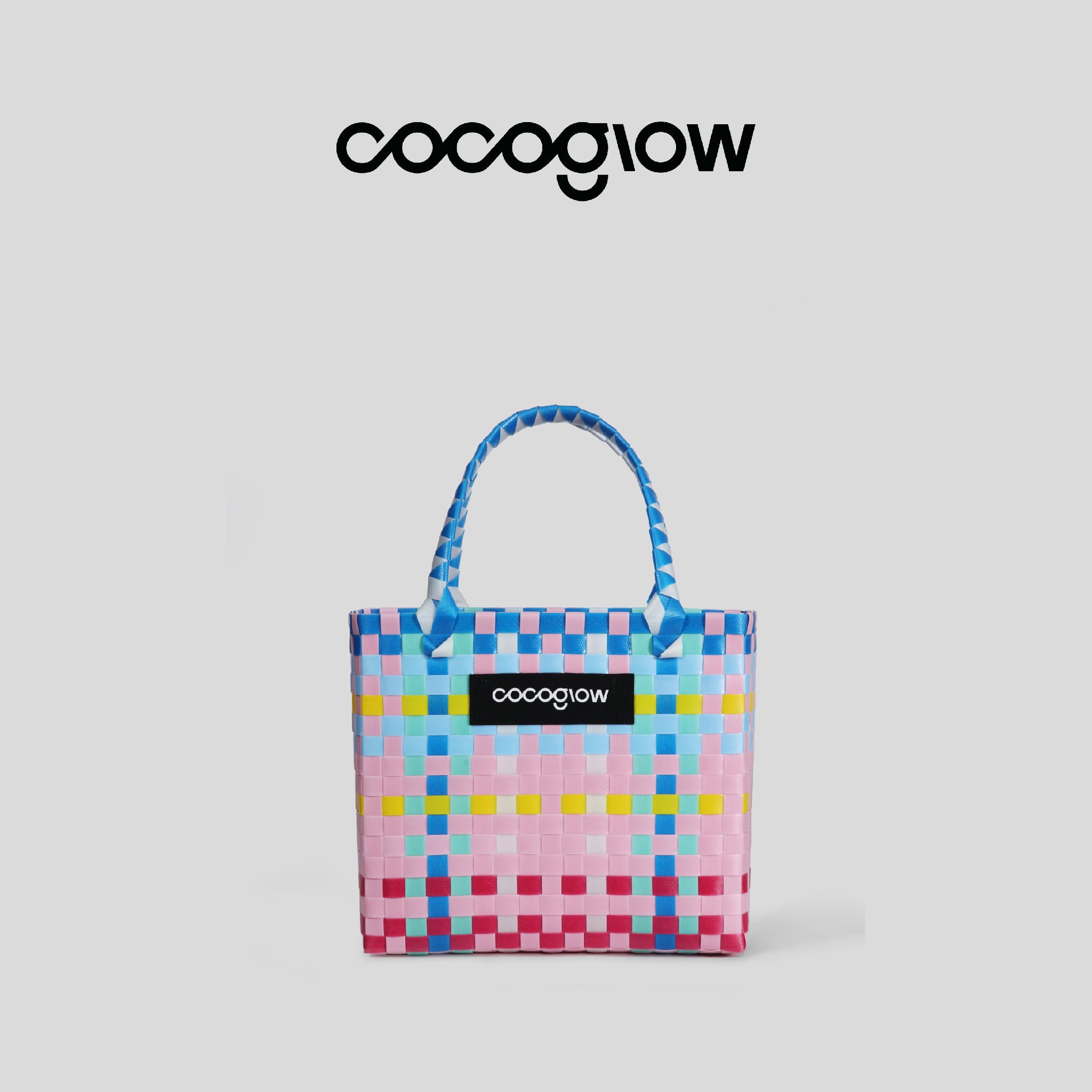 cocoglow·中号系列女士手提包手工工艺编织菜篮子
