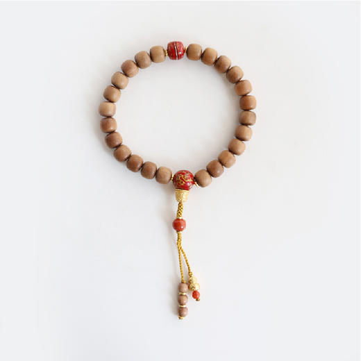 米马设计 古法技艺！非遗传承手工掐银丝大漆搭配正宗迈索尔地区老山檀手钏 商品图4