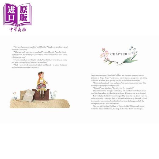 【中商原版】绿山墙的安妮 Anne of Green Gables 英文原版 儿童插图文学 章节故事书 经典童话童书读物 精装 进口图书 5岁+ 商品图3