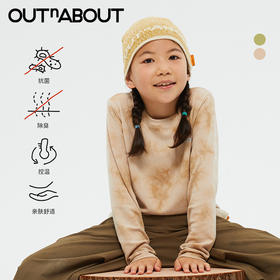 OUTnABOUT出门走走 24AW 天丝美利奴羊毛扎染长袖T恤