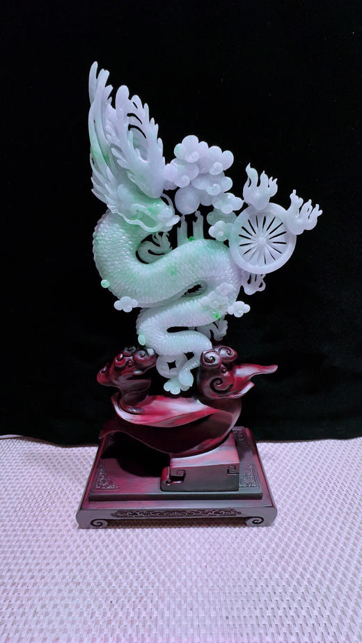 620350翡翠摆件【龙腾盛世】 商品图4