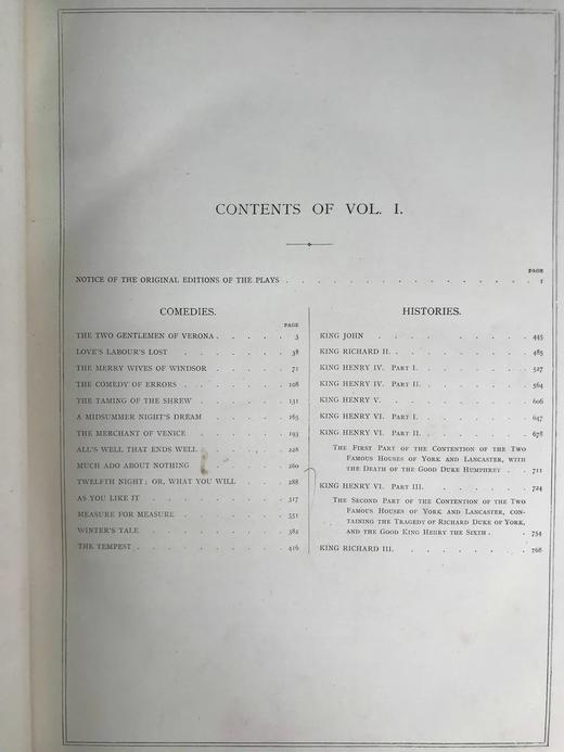 37*29cm！约19世纪中期 殿版莎士比亚作品集（全2卷） 44幅精美钢版画 真皮精装 商品图3