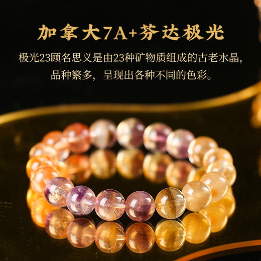 灵机生活馆7A+加拿大老矿料芬达极光手链 轻奢水晶手串 商品图2