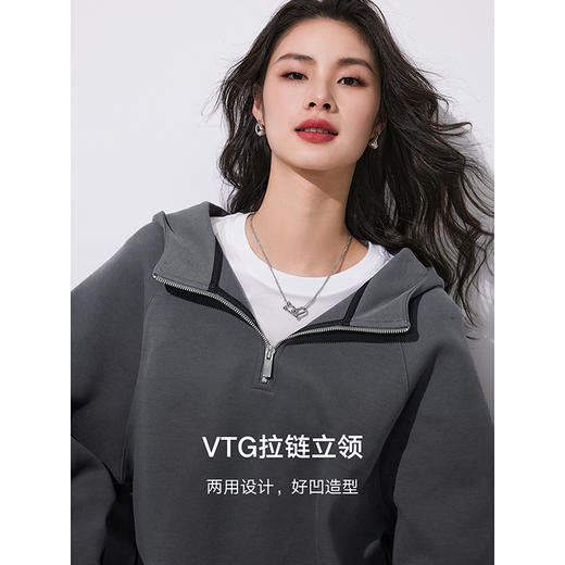 棉仓352608008-美式复古宽松卫衣 商品图3