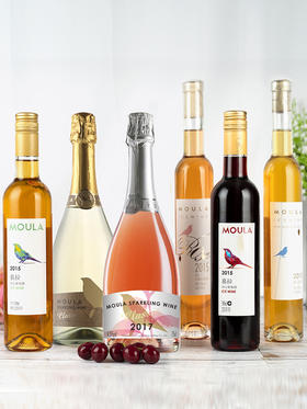 【慕拉】六种甜蜜体验 起泡酒气泡冰酒白葡萄酒甜型甜酒贵腐果酒女士低度甜红酒6支装