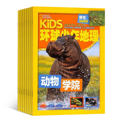 环球少年地理KiDS杂志订阅  全年订阅 共12期 每月快递 6-12岁儿童科普百科书籍 美国国家地理少儿版版权合作 商品图0