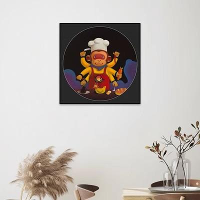 陈建周版画《厨神》 商品图1