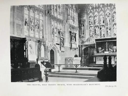 1912年 莎士比亚故乡的夏日 数十幅插图 漆布精装大32开 商品图14