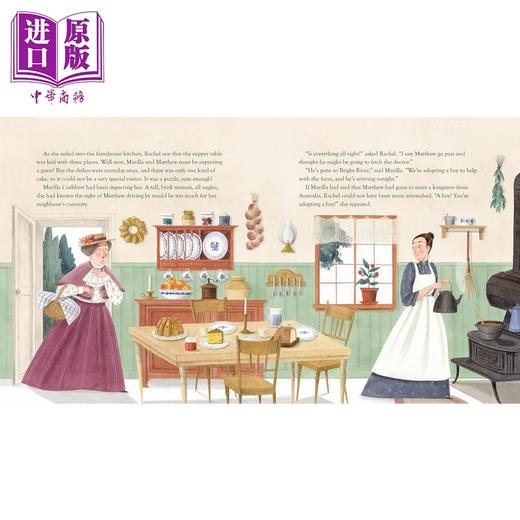【中商原版】绿山墙的安妮 Anne of Green Gables 英文原版 儿童插图文学 章节故事书 经典童话童书读物 精装 进口图书 5岁+ 商品图2