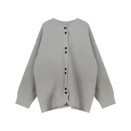 【设计感日系毛衣】慵懒风外套 秋冬韩版ins风休闲宽松针织开衫潮  商品图4