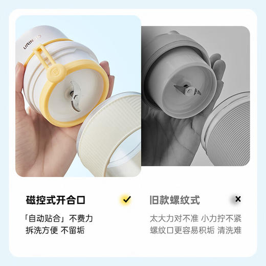 七彩叮当（QICAIDINGDANG） 无线榨汁机小型便携式家用小型果汁杯多功能随性迷你榨汁杯 便携 无线 1300mAh电池 商品图3